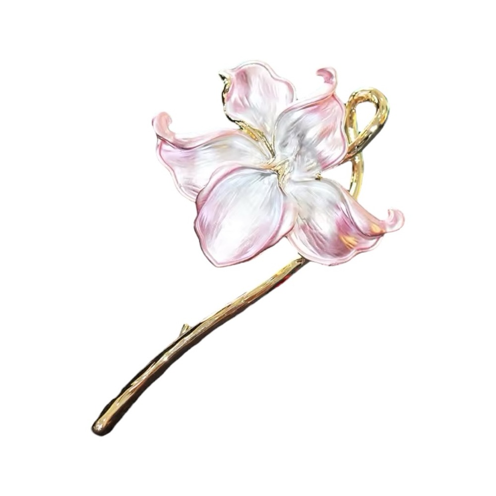 Pink Water Lily Brooch